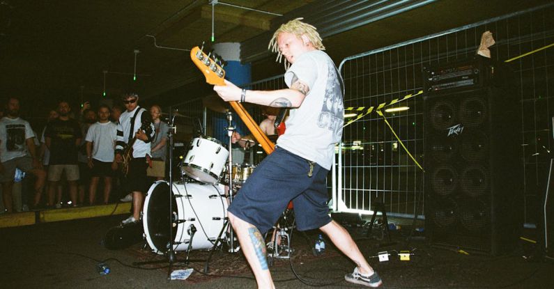 Indie Film - Band Playing Punk Music