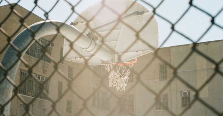 First Day School - Photo of White Basketball System