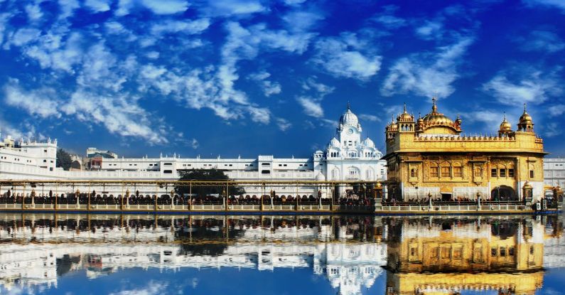 Indian Monument - Palace Near Body of Water