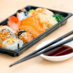 Japanese Sushi - Close-up Photo of Sushi Served on Table