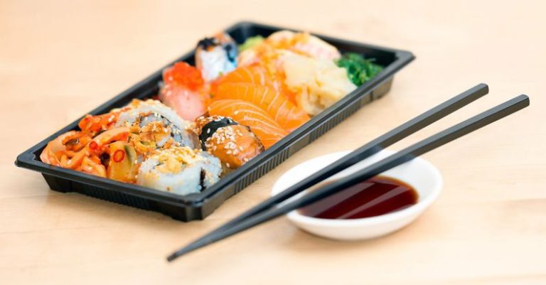 Japanese Sushi - Close-up Photo of Sushi Served on Table